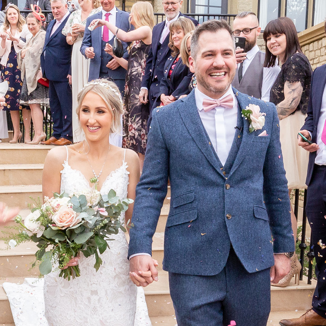 An April Wedding Without the Showers